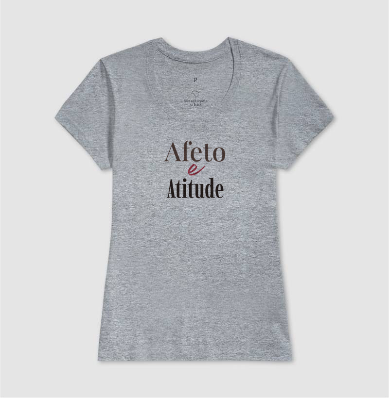 Camiseta Tradicional | Afeto e Atitude