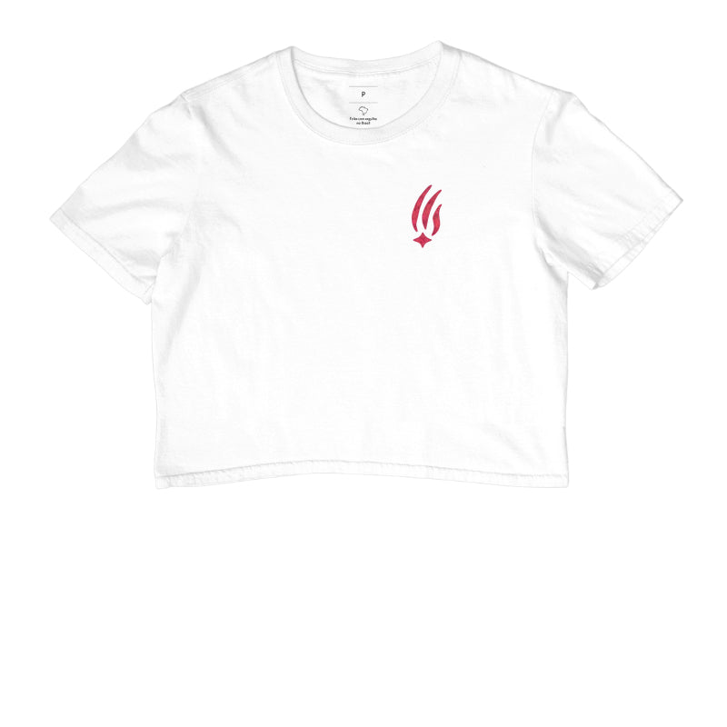 Camiseta Cropped Básica Paw