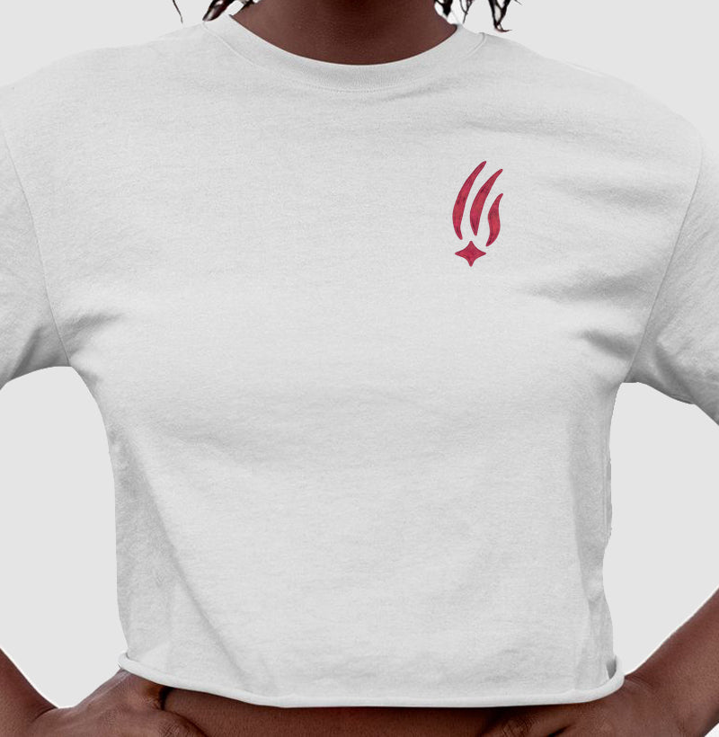 Camiseta Cropped Básica Paw
