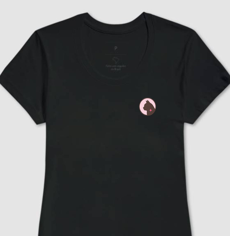 Camiseta Tradicional Básica Gato
