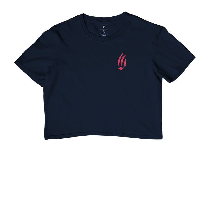 Camiseta Cropped Básica Paw